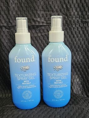 found. Texturizing Spray Gel with Sea Salt -  Bottle (2)